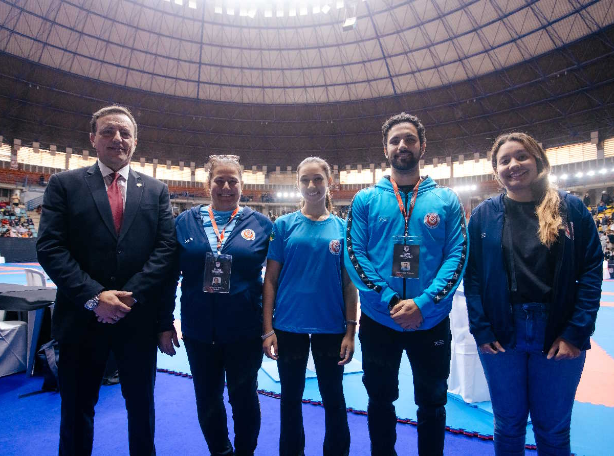 Atletas de São Bernardo do Campeonato Paulista de Karatê  / crédito: Brenner Oliveira/PMSBC