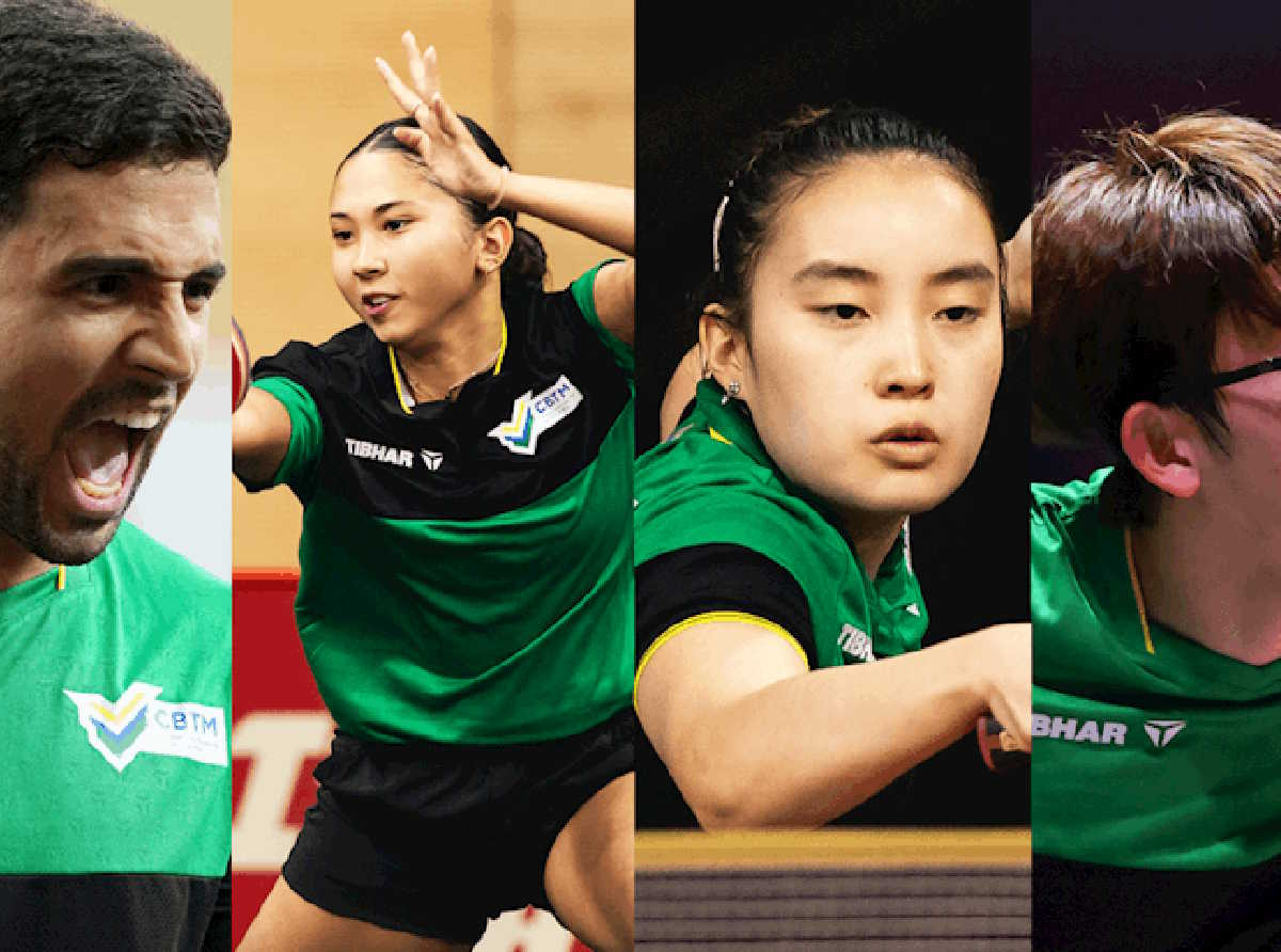 Mesatenistas brasileiros - Divulgação / cbtm