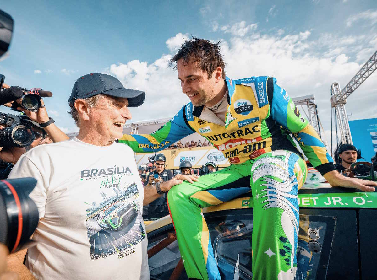 Nelsão e Nelsinho: pai e filho com história marcante nas corridas | Foto: Marcelo Marcelo Machado de Melo/BRB Stock Car